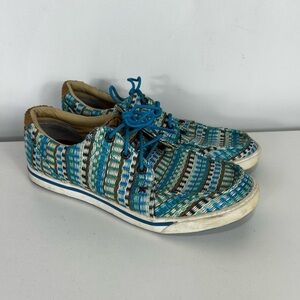 TWISTED X blue sneaker